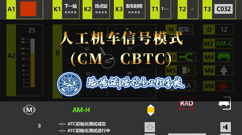 人工机车信号模式(CM‐CBTC)